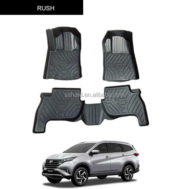 Good Price High Quality Car Mat Car Floor Mats Factory Hot Sales Black TPE Waterproof Use For RUSH