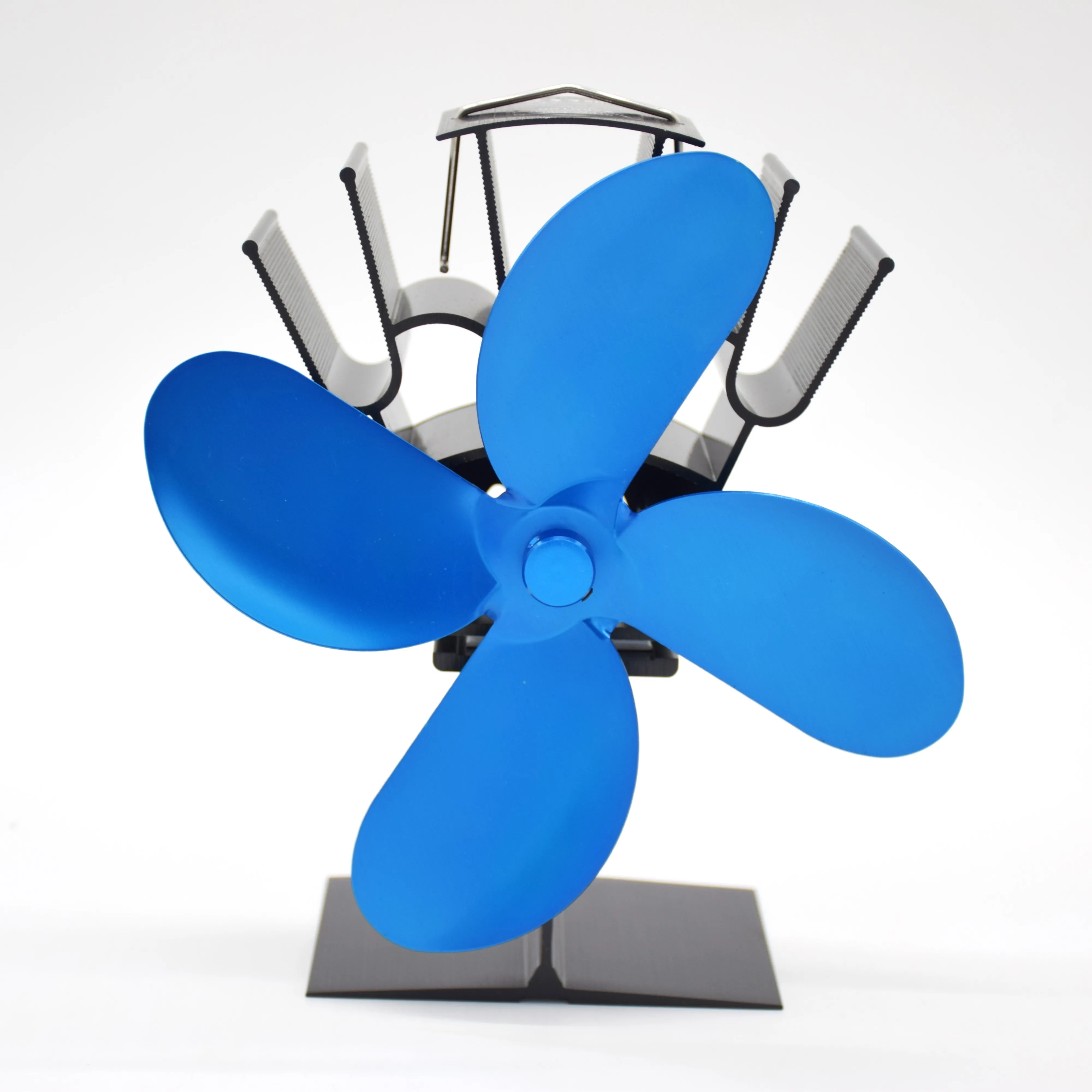 Теплее дома на зиму эффективное распределение тепла тихий Эко Черный 4 лезвия дровяная горелка камин тепловой вентилятор для печи