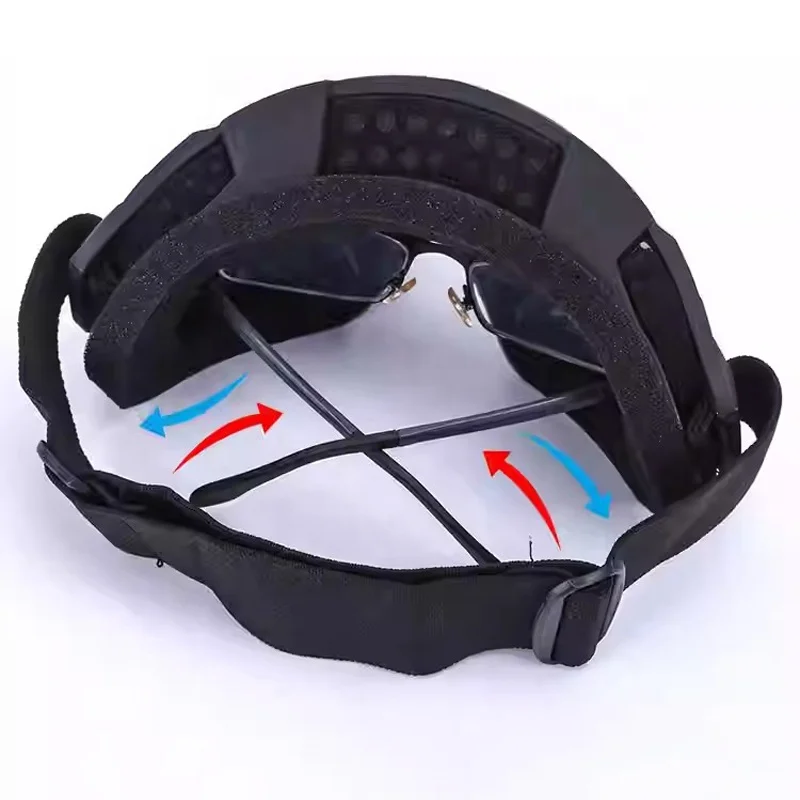 Detachable Full Face Skeleton Bike Goggles Masks Sports and Outdoor Activity Eyewear for Cycling Skiing and Motorcycle Riding