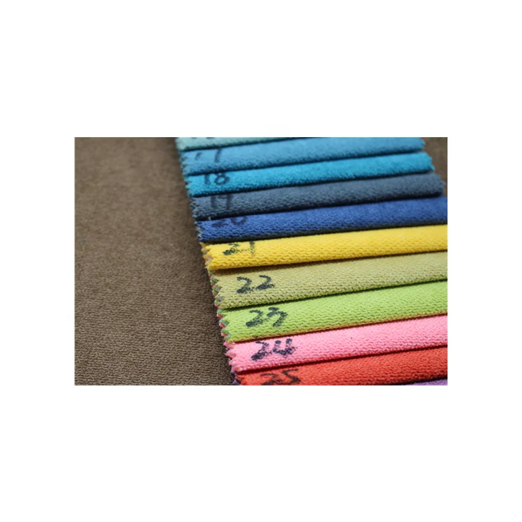 Factory Direct Supply 100% Polyester Fabrics Toweling Copy Fabric