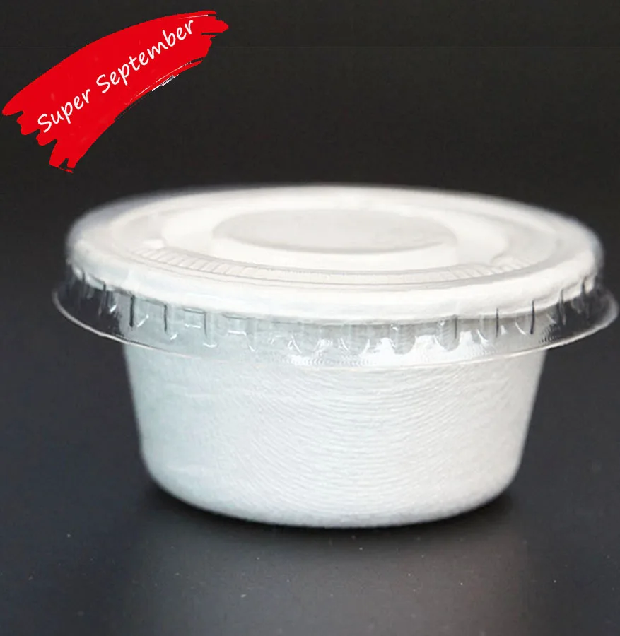 Customization Logo 5oz Biodegradable Disposable Dessert Drink Paper Cups