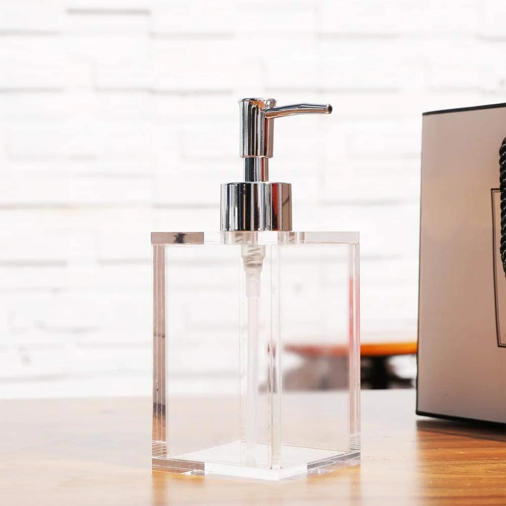 wholesale Acrylic Emulsion Soap Dispenser refillable Hand soap Liquid soap Homemade Cleansing Aromatherapy Lotion