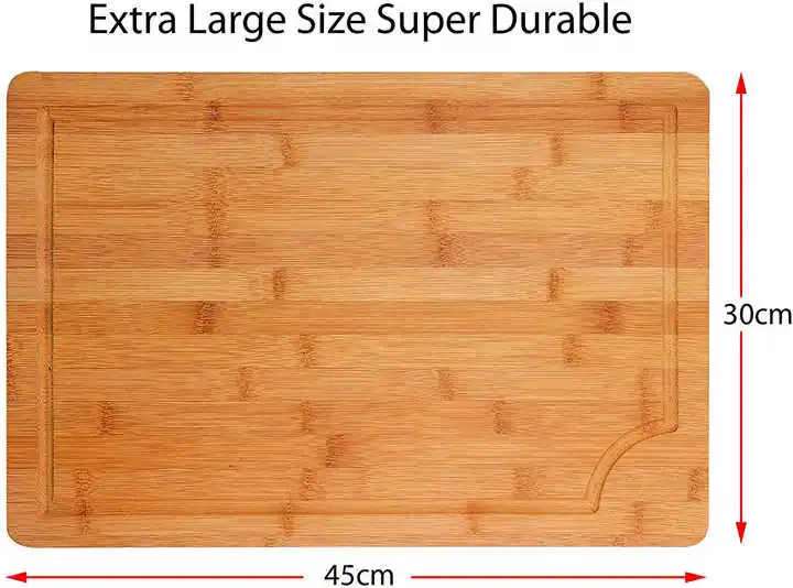 Customizable Large Bamboo Cutting Board for Kitchen Bamboo Chopping Board Cutting Board With Kitchen