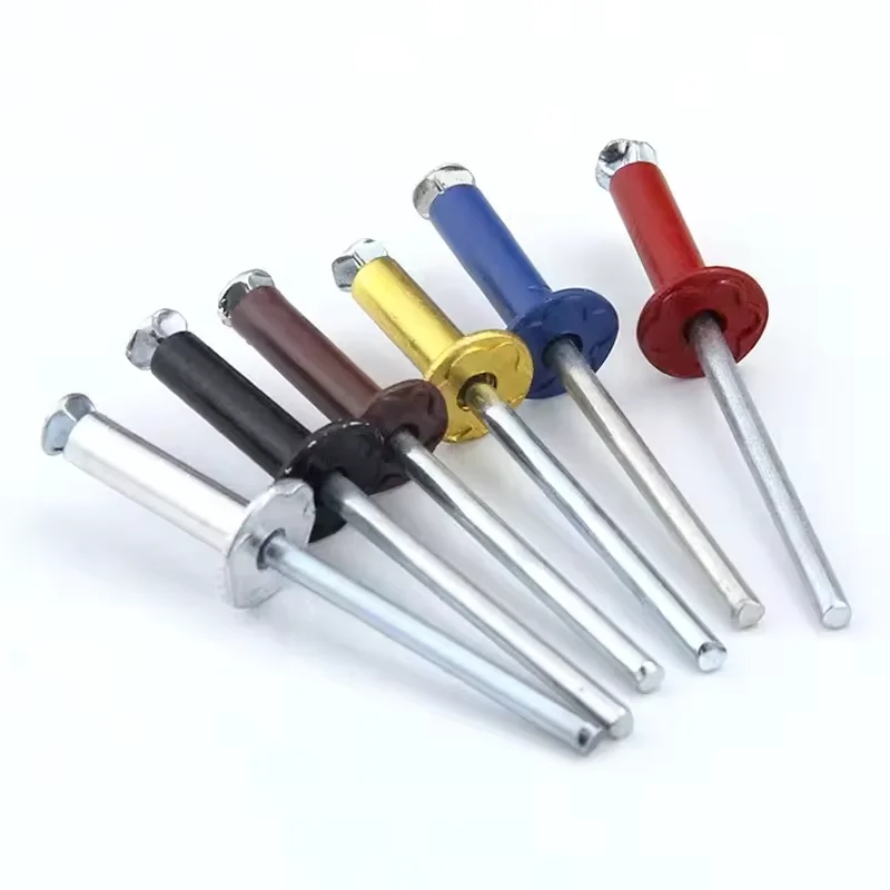 High quality custom 304 stainless steel open type end blind rivets flat head rivet