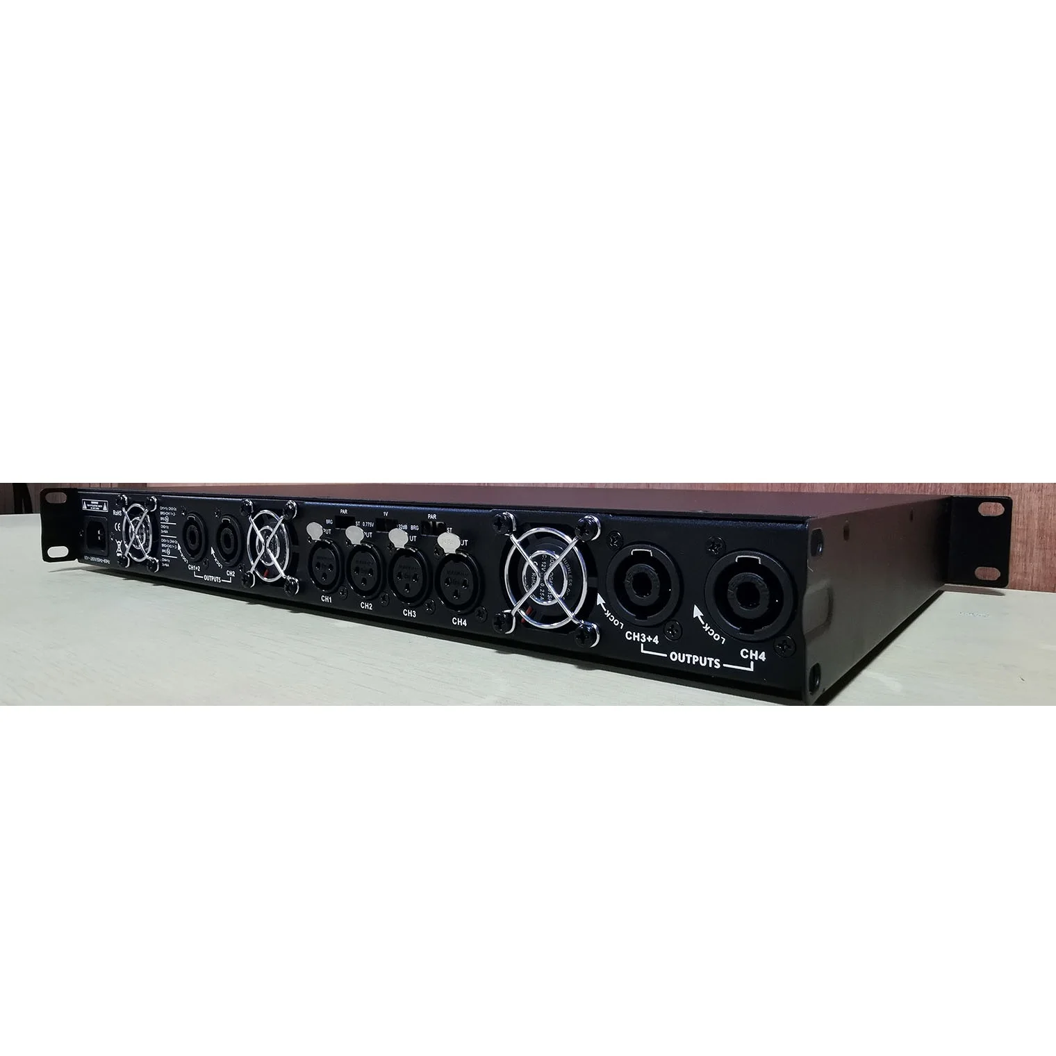 D1004 4 канала класса d 1u Профессиональный цифровой аудио звук 3000w усилитель мощности с