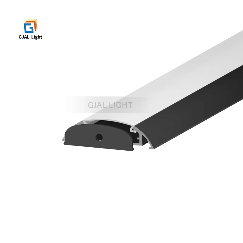 U shape 39*8.8mm  LED light frame profile for LED surface mounted LED casing extrusion aluminium