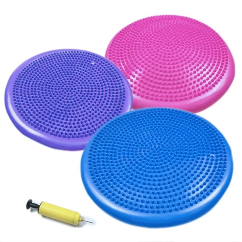PVC Inflatable Air Seat Massage Balance Disc Stability  cushion Balance Pad