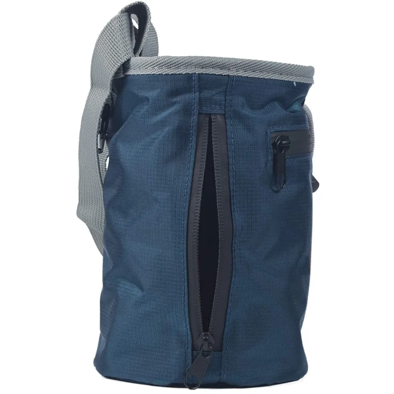 polyester Large Chalk Bag Rock Climbing Bouldering Bucket Stand Bag for Lifting with Belt