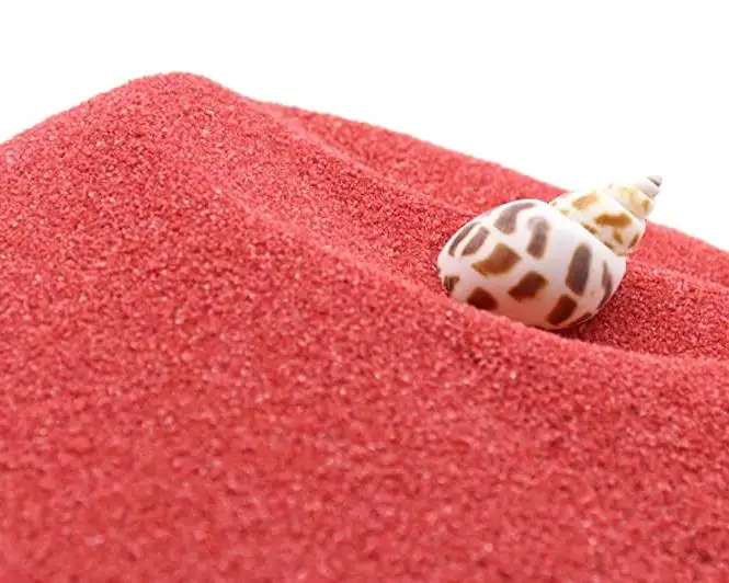 Manufacturers supply aquarium colored sand dyed sand