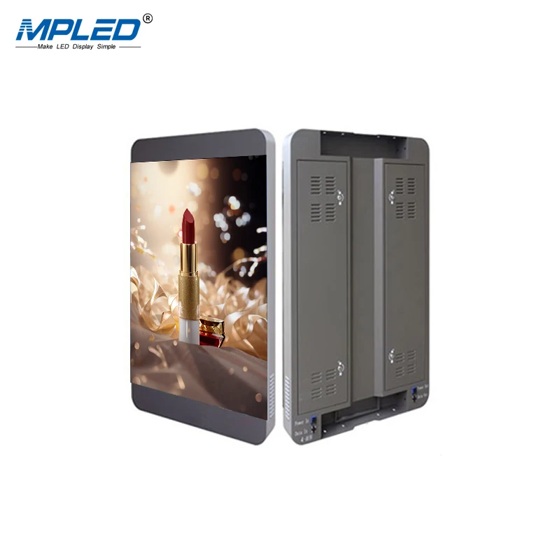 MPLED P10 tent trade show event for outdoor led pole advertising billboard frame double side pole large size led screen
