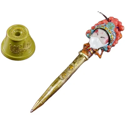 
Wholesale Advertising Creative Cold Porcelain Beijing Opera Pen Promotional Gift 