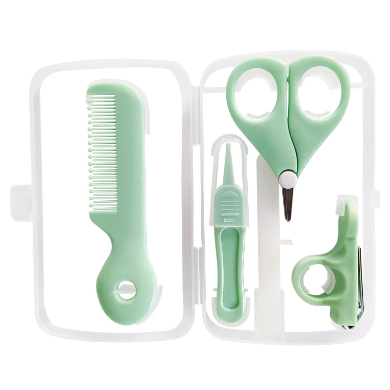 
Baby Nail clippers set multifunction baby manicure kit with comb scissors and tweezers 5 in 1 