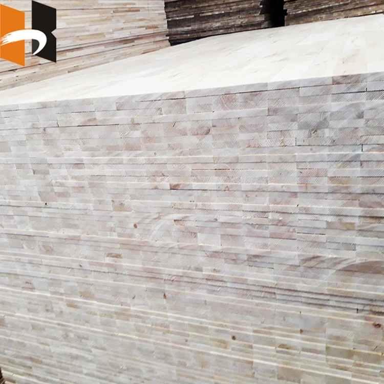 15mm 18mm Poplar Pine Paulownia Core Malacca Laminated Wood Block board