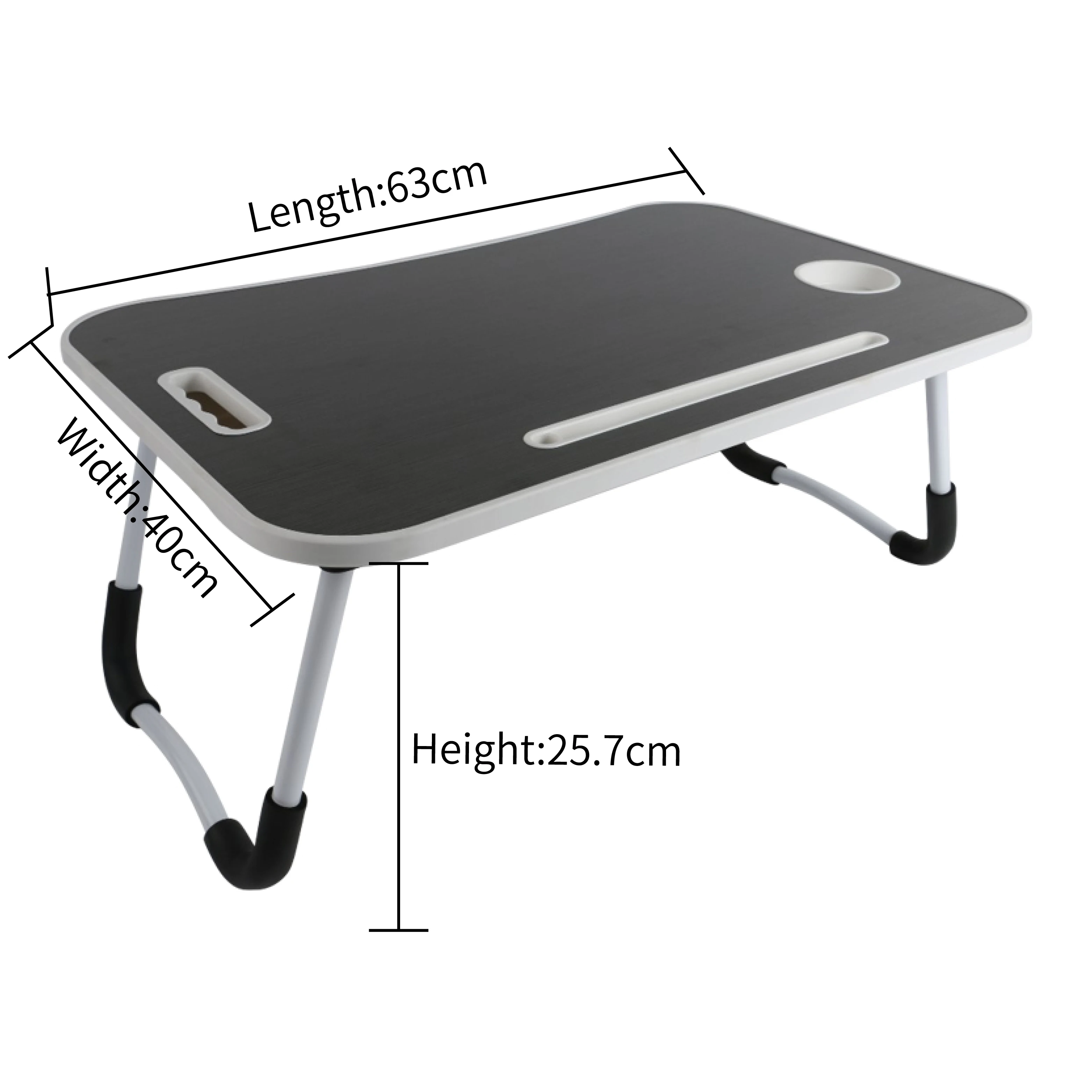 MDF Wooden Portable price folding foldable mesa para portartil computer adjustable small bed laptop table