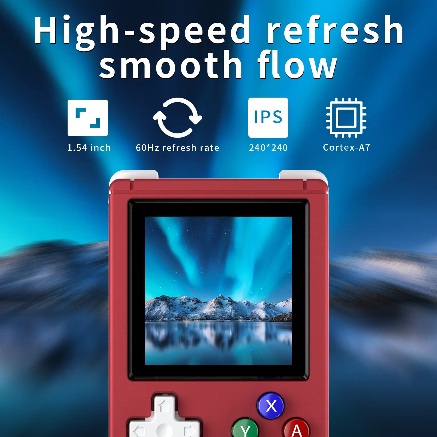 2024 New Portable Rg Nano 1.54 Inch Ips Screen 64gb Tf Vluminum Alloy Cnc Mini Handheld Game Console With Key Chain