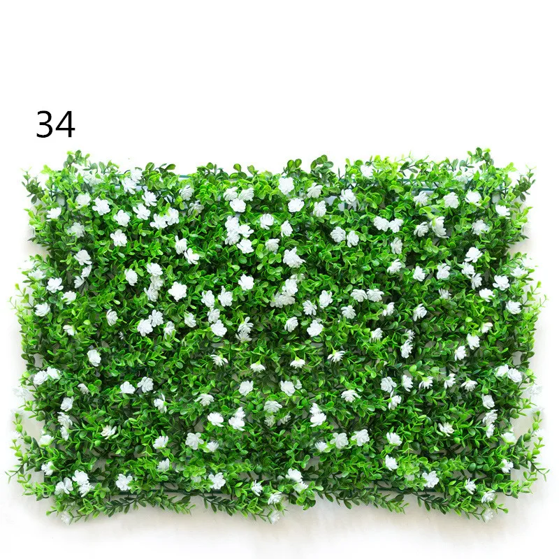 
A 601 Artificial Vertical Green Flower Wall Grass Backdrop Outdoor Decoration  (62414016651)
