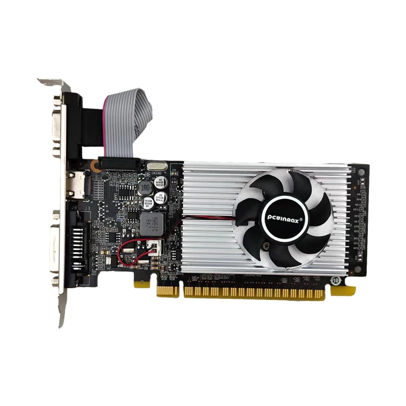 PCWINMAX Geforce GT210 Low Profile 1GB DDR3 Brand New VGA Graphics Card GT 210 610 710 730 1030 GPU for Desktop PC