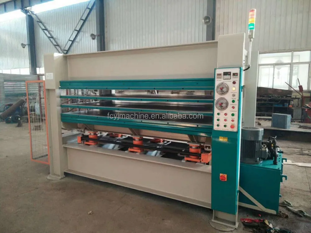 wood machine hot press hydraulic hot press for plywood