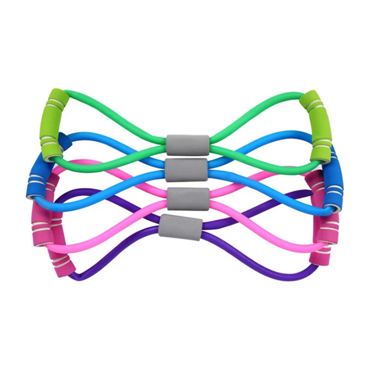 8-Shaped Chest Expander Exercise Bands with Resistance High Quality Fitness Accessories
