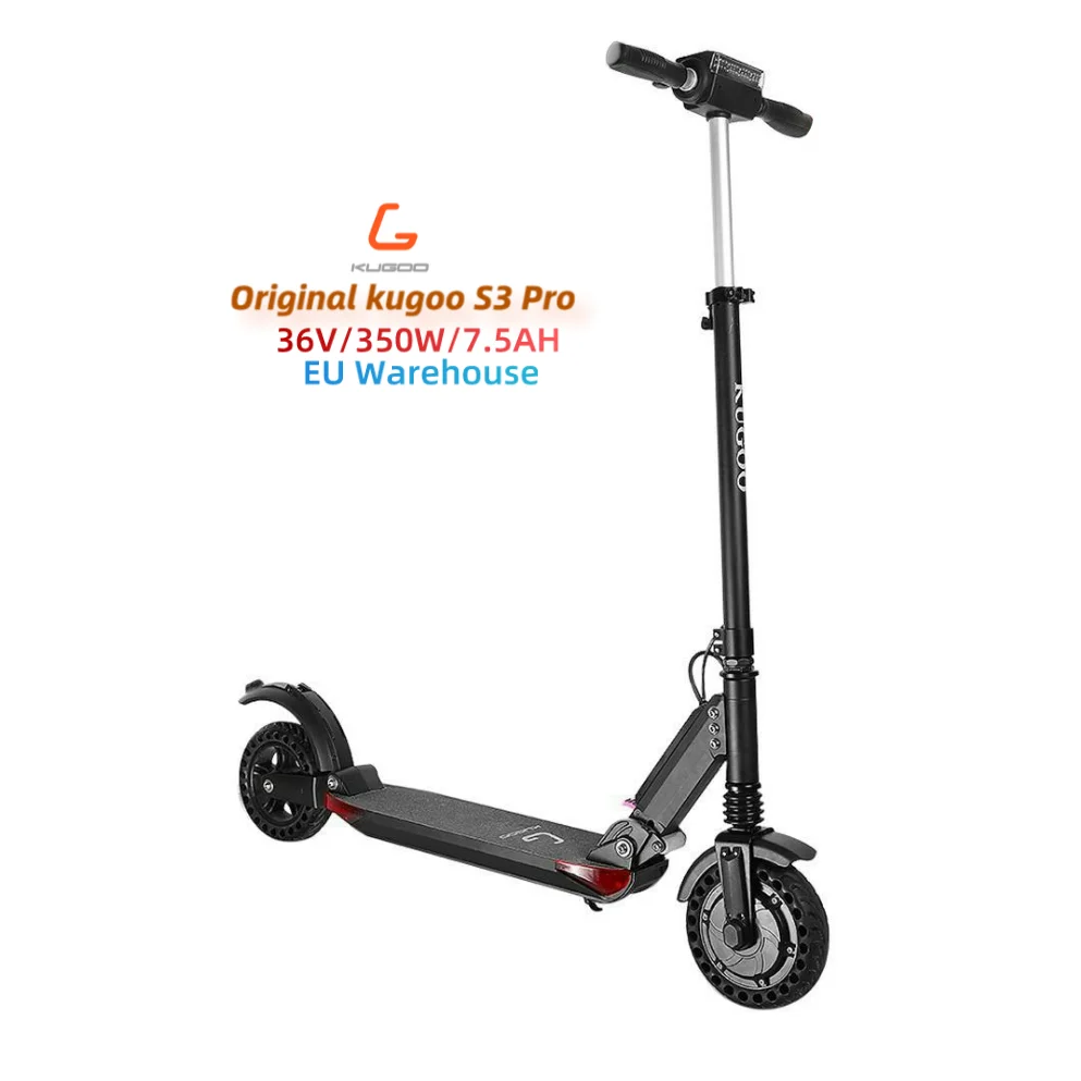 Chinese Free Shipping 2019 Hot Sale 350Wt Electric Scooter Kugoo S3 Pro Scooter Electric