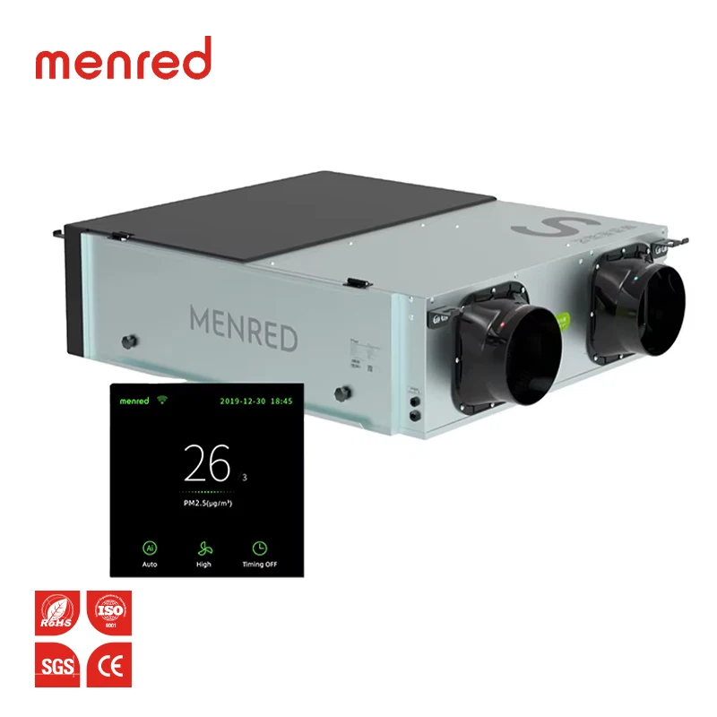 350 m3/h  Home Fresh Air Ventilation System Heat Energy Recovery Ventilation System