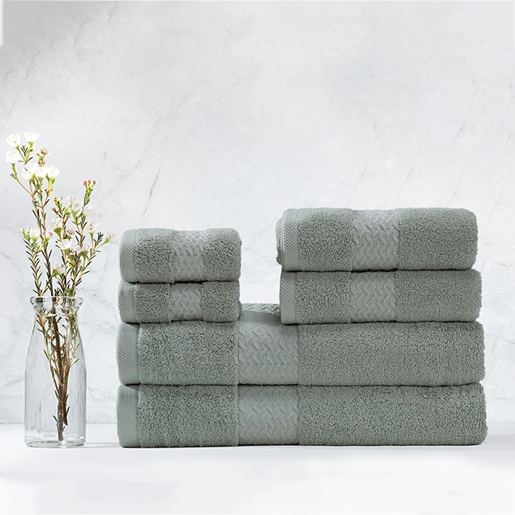5 star hotel 100% cotton face  towel custom bath towel high quality face towel set
