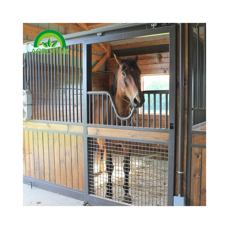 
Портативные конюшни в европейском стиле, оцинкованные металлические стойки для лошадей, новая стойка для лошадей с Кормушками, двери в европейском стиле 