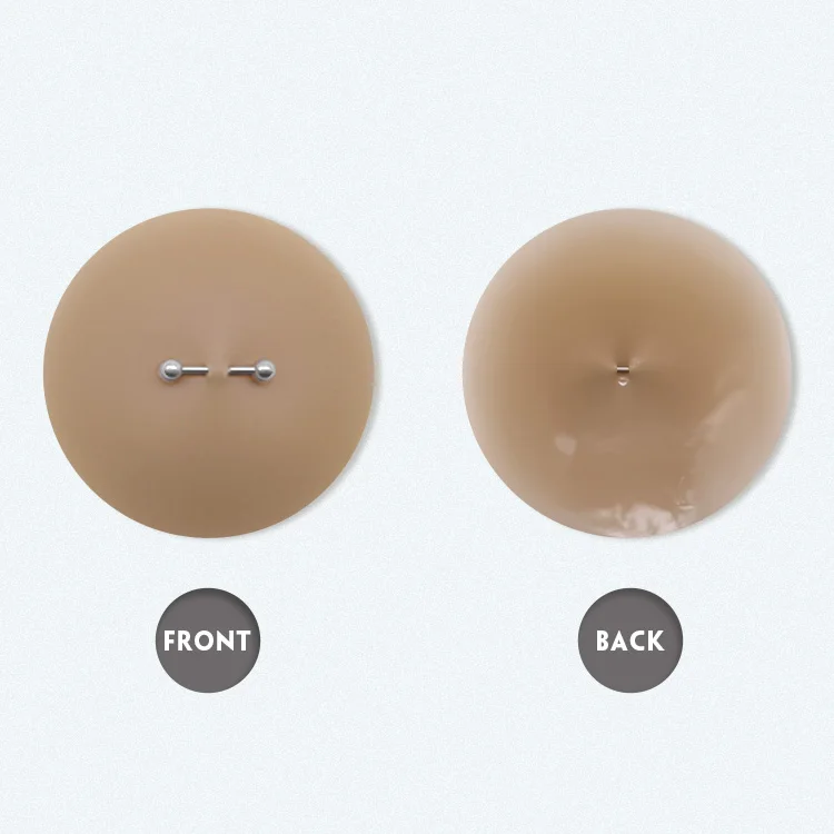 Reusable Hot Sell Fashion Sexy Pasties Nipple Ring Silicone Nipple Cover with Piercing