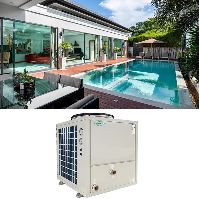commercial inground electric swimming pool heat pump water heater 9KW to 240KW