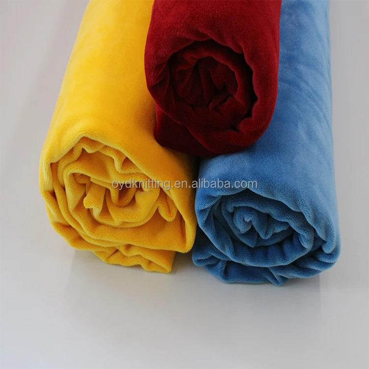 Spandex Super Soft Velvet 7% Spandex Velour Fabric For Garment