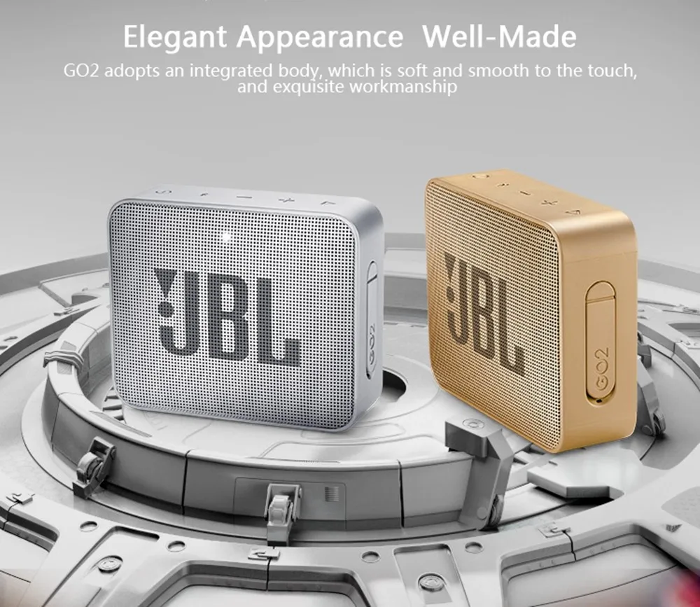  J.BL GO2 IPX7 водонепроницаемый уличный Bluetooth сабвуфер динамик Спортивная перезаряжаемая батарея Портативный беспроводной