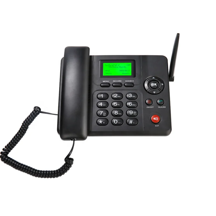 4G VoLTE Fixed Wireless Phone with TNC Antenna and FWP Wireless Phone with Wifi Router Hotspot and SD Card SIM Card Slots