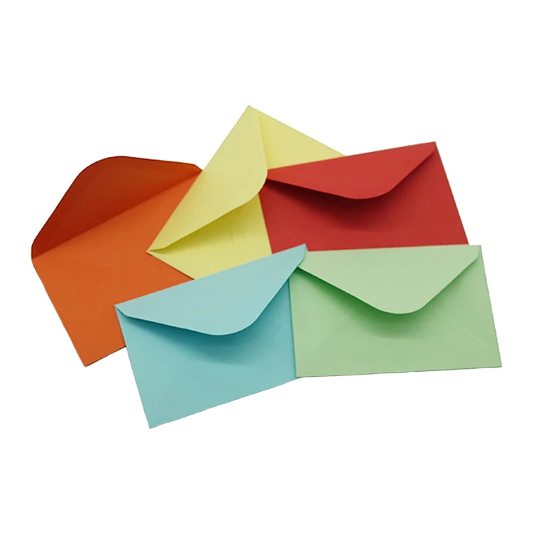 Small Mini colored envelopes for Gift Card Wedding, Birthday Party