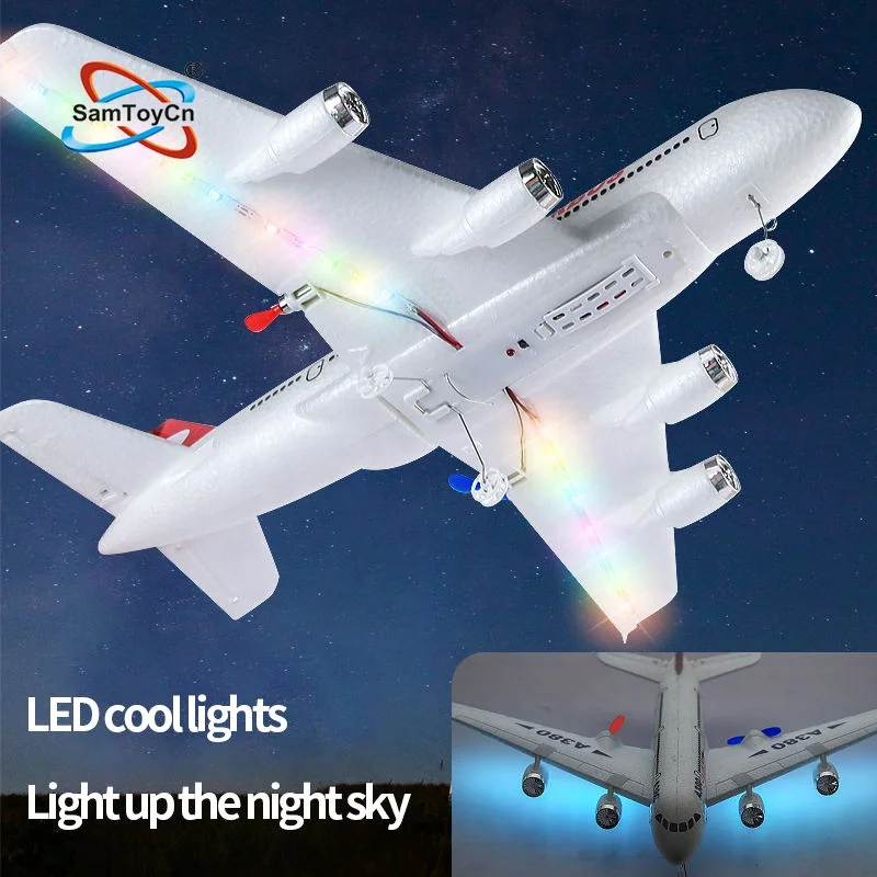 Samtoy 2.4G 2.5CH Fixed Wing Airbus Foam Avion Aeroplane Toy Aircraft RC Airplane Remote Control Plane for Kids