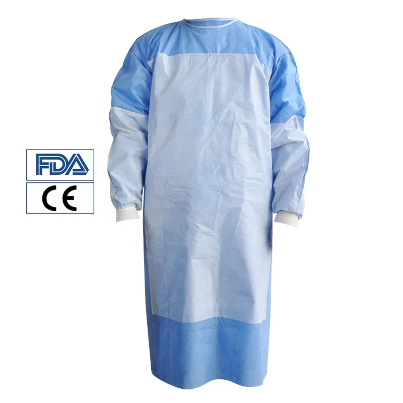 Disposable Isolation Clothes Sterilized Non Woven Consumable Hospital Medical Protection Surgical Gown level 4