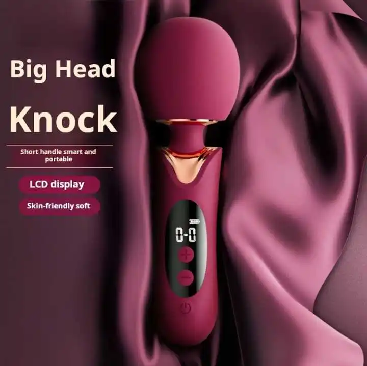 Big Head Av Style Stick Touch Screen Control Massager Silicone Usb Clitoris Orgasm Magic Stick Vibrator Adult Av Vibrator