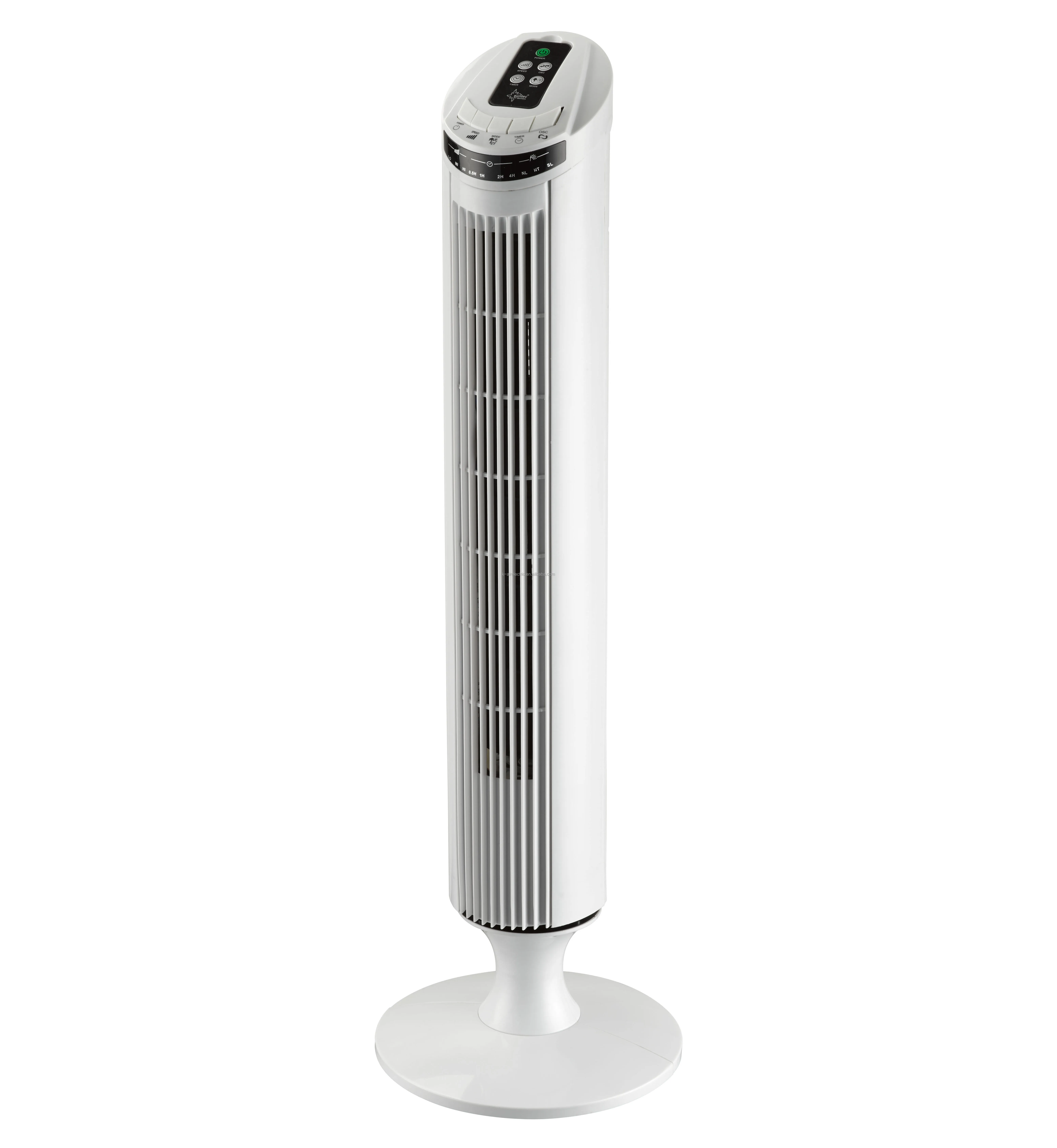 33 Inch Remote Control Tower Fan Computer Led Light Ventilation Fan Electric OEM 50W Free Spare Parts 2 Years