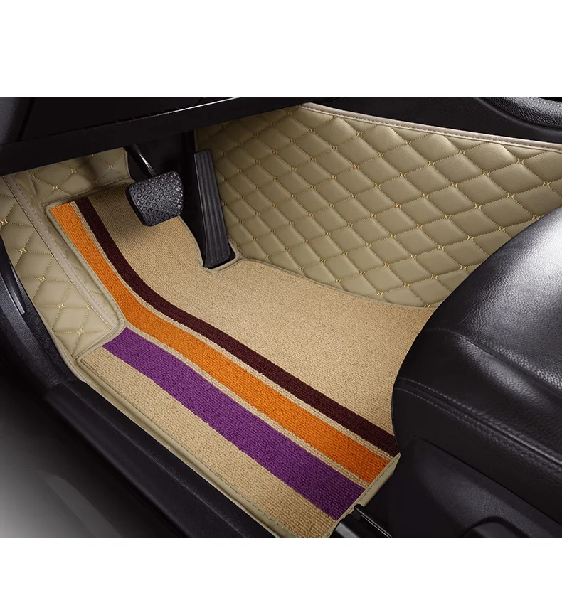 Cheap 5d car floor mats for ford aspire/ford fusion/honda civic 2013/fiat doblo punto tipo/elantra 2013/geely emgrand x7