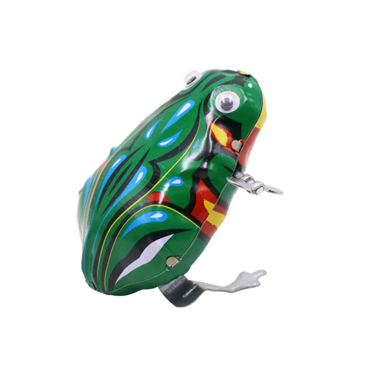 H-01 wholesale of tin frog clockwork toys