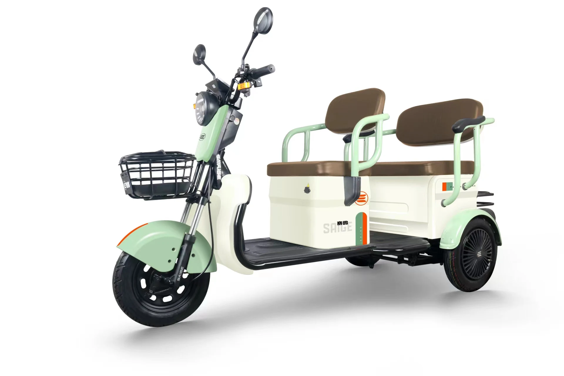 2024 cargo bike electric 3 wheel with fat tire 1400W 60V20Ah Lead-acid battery eec/coc electric motorcycle