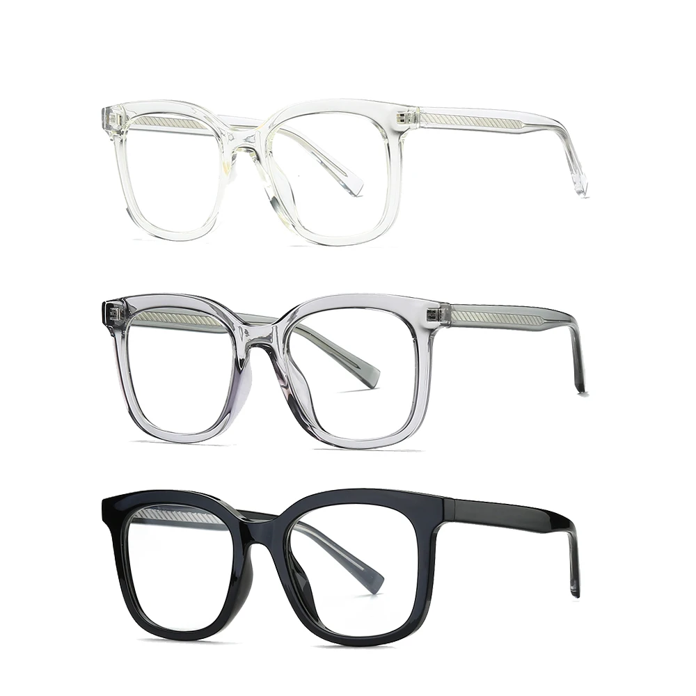 New Fashion Square Optical Glasses Light Optical Glasses Blue Classic Unisex Frame for Reading and Eye Protection TR90 Trendy