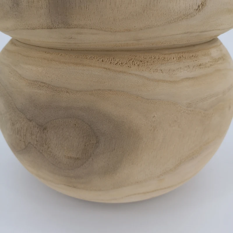 
Factory supply Cheap Solid wood flower pot vase for home decoration 