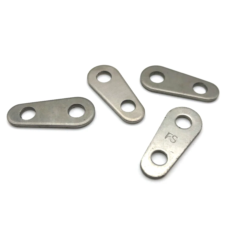 Ampnect High Precision Special Stamping Metal Gasket Two Holes Washers Lock Washers