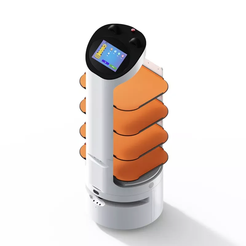 Automated Delivery Robots In Coffee Shop Robot Waitress For Hospital Delivery Food Robot
