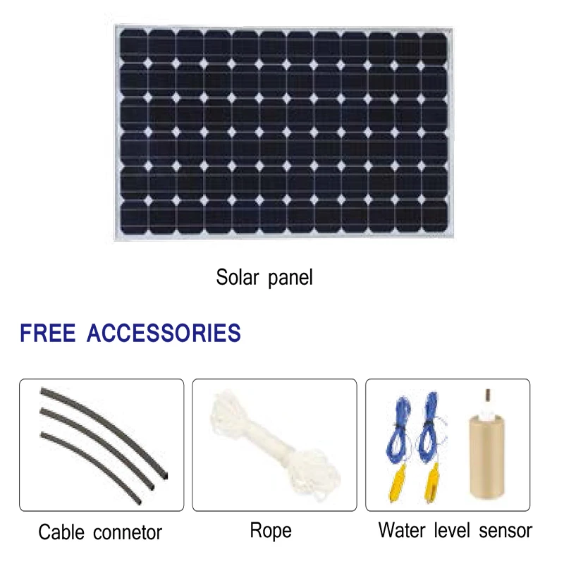 
1.5kw high lift solar pump price list 145m head submersible solar deep well pump system for agriculture 