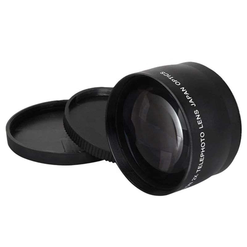 Lightdow 58 мм 2.0X телеобъектив для пушки Nikon Объективы фотоаппаратов с УФ фильтр нитки