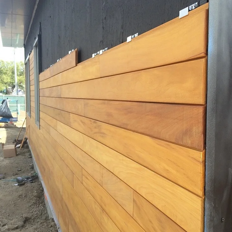 Униформа золотистого тона garпа дождевой экран сайдинг из твердой древесины