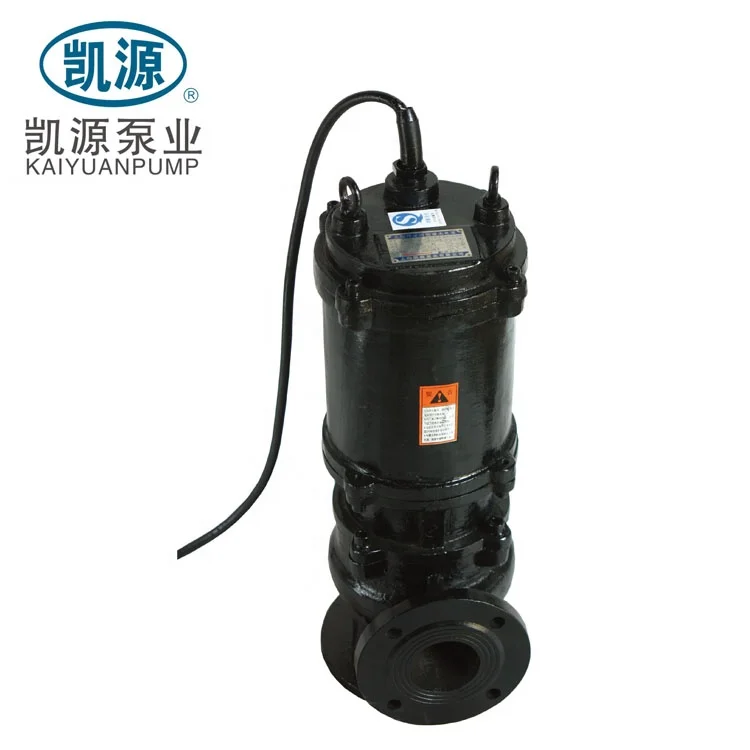 Sewage Cutter Submersible Centrifugal Drainage Polluted Water Pump