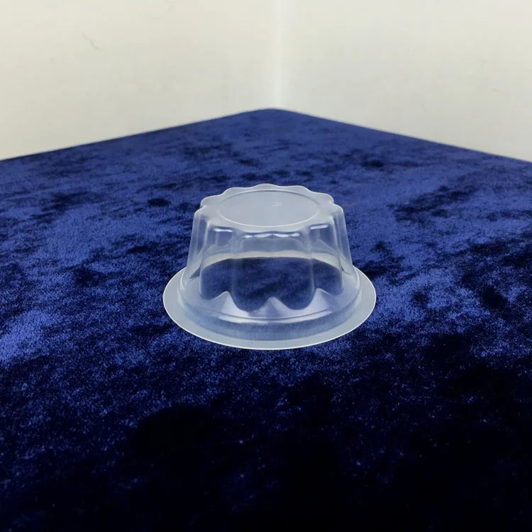 
65ml Disposable Clear Customized Printed Juice Salad Wheel Shaped Jelly PP Cup 