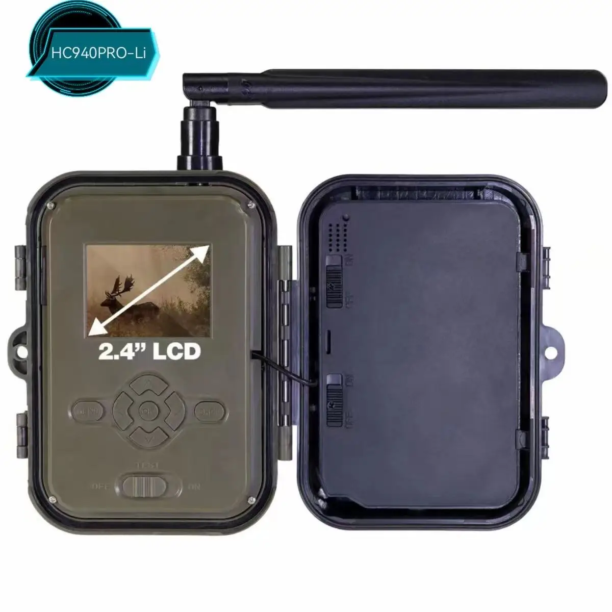 HC-940pro-li 4G 4K 30MP Trail Camera 8000mA LI-Battery Waterproof Supports Picture Video Transmission Live Video Compatible SD